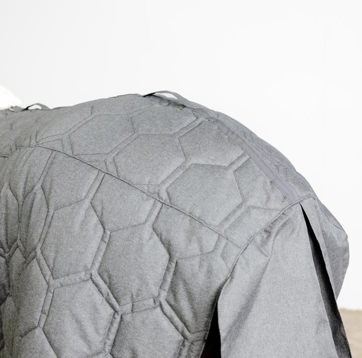 Image du produit Fouganza Couverture d'écurie Combo cheval/poney - 400 gris foncé (165 cm)