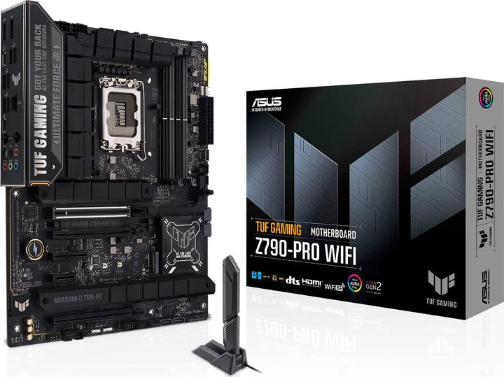 Produktbild ASUS TUF GAMING Z790-PRO WIFI (LGA 1700, Intel Z790, ATX)