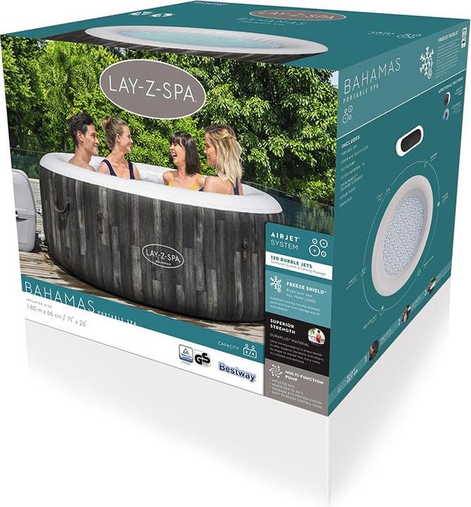 Produktbild Bestway Lay-Z-Spa Bahamas (4 Pers.)