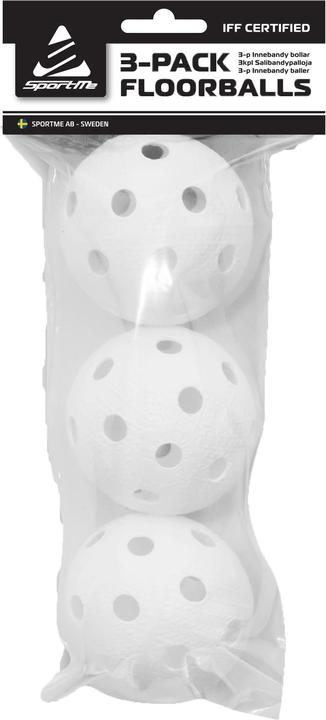Actual product image SportMe Innebandybollar 3 Pack IFF-God
