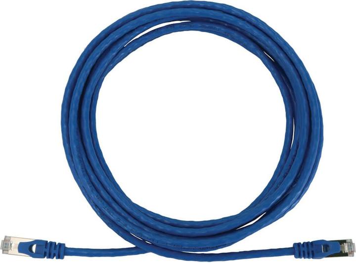 Image du produit Eaton Cat6a 10G Snagless Shielded Slim STP Cable Ethernet RJ45m/M PoE Blue 10 ft. 3.1m (U/FTP, CAT6a, 3.05 m)