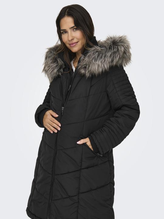 Actual product image Only Maternity Hood Ribbed cuffs Coat Coat (L)