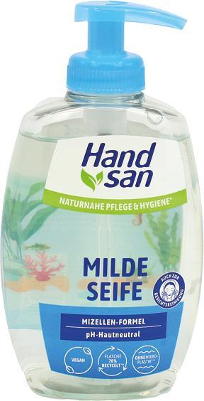 Actual product image Handsan Mild liquid soap 300ml micelle formula (Liquid soap, 300 ml)