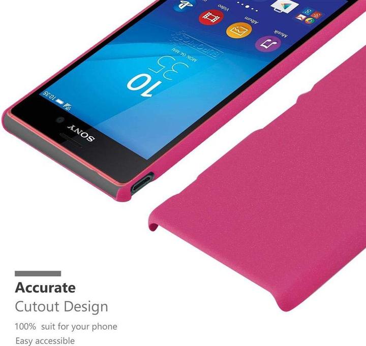 Productafbeelding Cadorabo Harde kaft Frosty Cover (Xperia M4 Aqua)