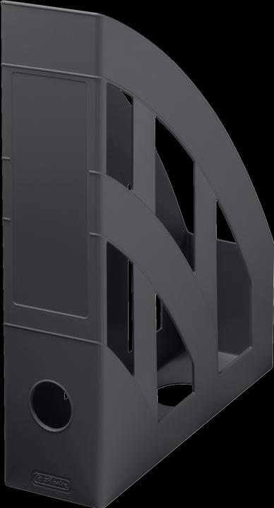 Actual product image Herlitz Magazine file plastic A4 classic anthracite (A4, C4)