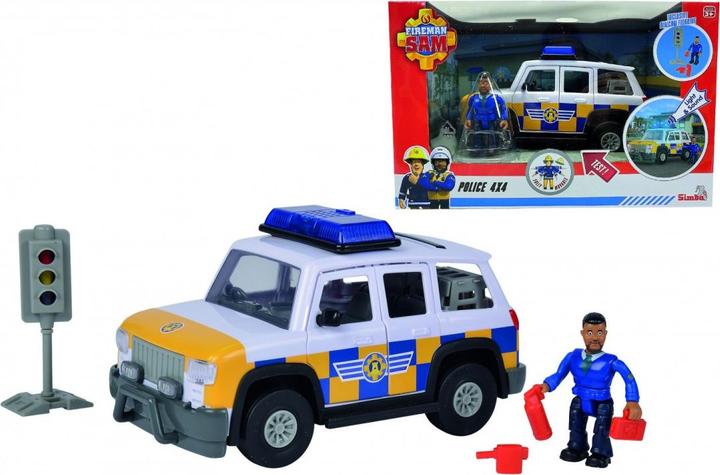 Produktbild Simba Feuerwehrmann Sam Polizeijeep mit Figur