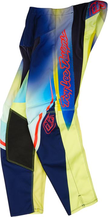 Troy Lee Designs GP Pro Pant, Drip, glo yellow/dark navy, youth 22 (22)