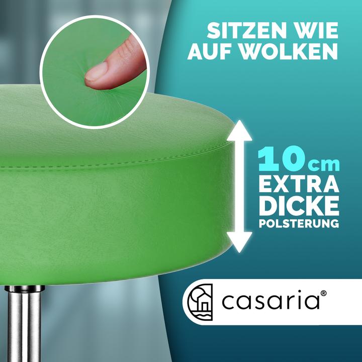 Image du produit Casaria Tabouret roulant