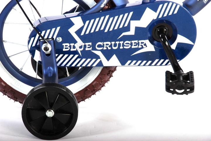 Productafbeelding Volare Blue Cruiser Kinderfiets - Jongens - 12 inch - Blauw - 95% afgemonteerd (12")