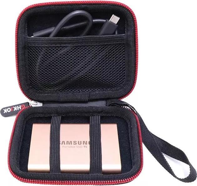 Image du produit Only-Bags.Store Disques durs Sac de transport pour Samsung T7 Touch-SSD. Résistant aux chocs Étui dur Organisateur