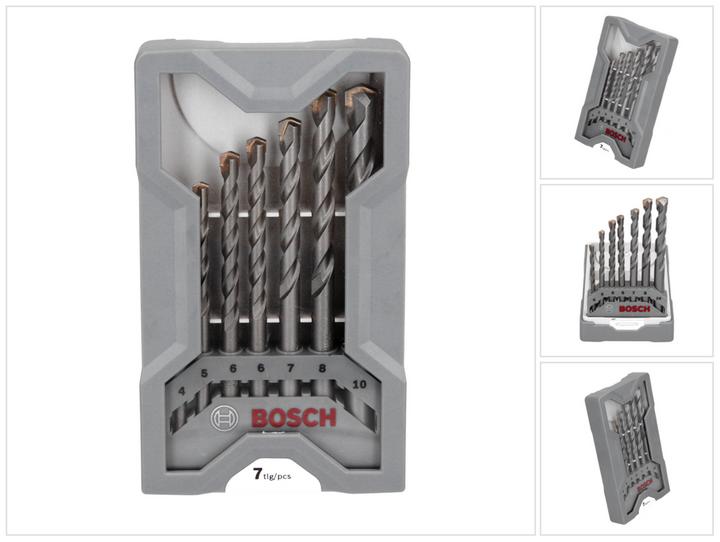 Produktbild Bosch Professional Zubehör 7-tlg. CYL-3 Betonbohrer-Set, 4/5/6/6/7/8/10 mm (4 mm, 5 mm, 6 mm, 7 mm, 8 mm, 10 mm)