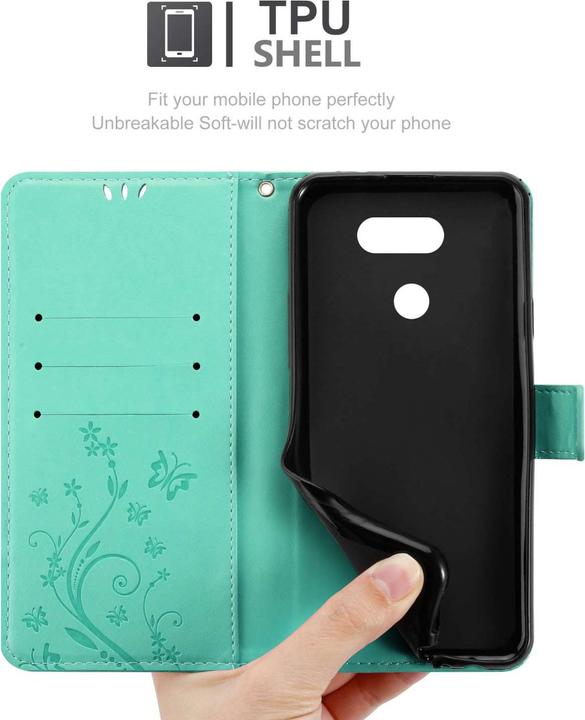 Produktbild Cadorabo Hülle für LG K40S mit Blumen Muster (LG K40s)