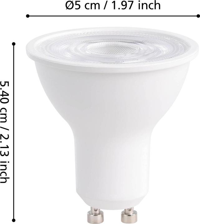 Actual product image EGLO CONNECT-Z GU10 LED opal (GU10, 4.90 W, 400 lm, 40 x, F)