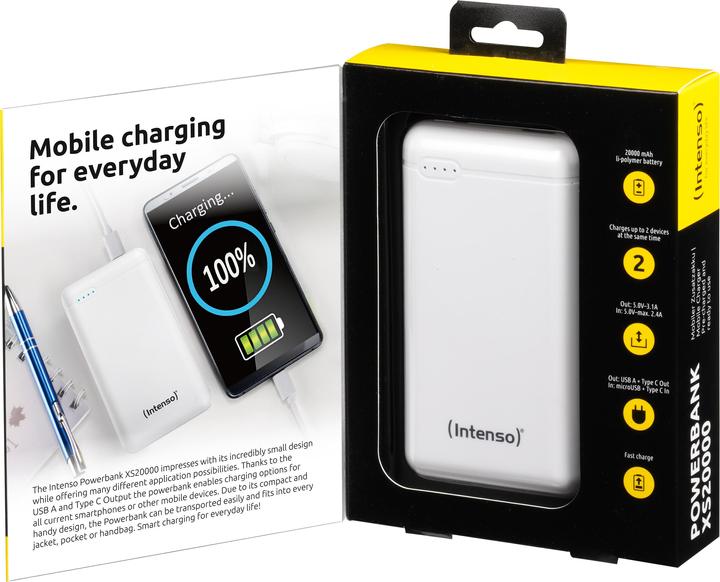 Immagine prodotto Intenso XS20000 (20000 mAh, 74 Wh)