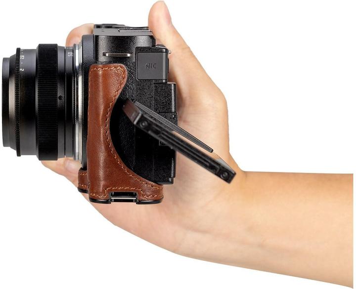 Image du produit SmallRig Etui semi-cuir pour Panasonic LUMIX S9 Marron (Kamera Bereitschaftstasche, 0.91 l)