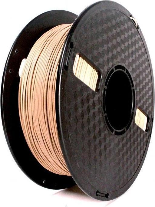 Actual product image Gembird Filament, PLA Wood Natural, 1.75 mm, 1 kg (PLA, 1.75 mm, 1320 g, Brown)