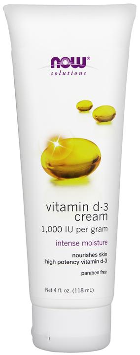 Produktbild Now Foods Vitamin D-3 Cream 1000 IU (Körpercreme, 118 ml)