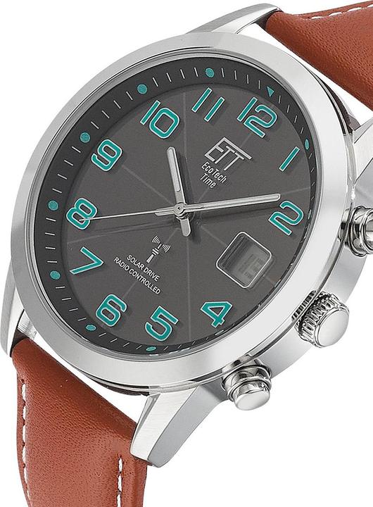 Image du produit ETT EGS-11499-22L Solar drive Montre radiopilotée Basic pour homme 41mm 5ATM (Montre numérique, Montre analogique, 41 mm)