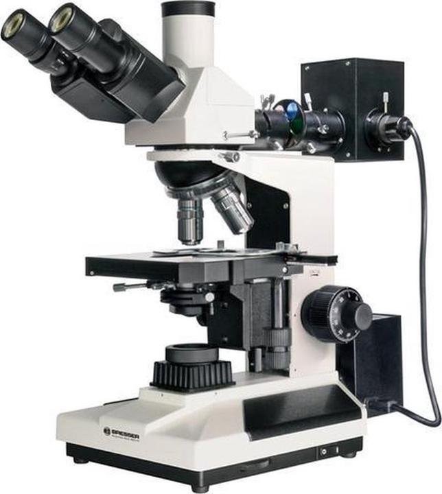 Actual product image Bresser Science ADL-601P transmitted light/ reflected light microscope