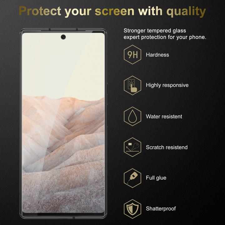 Produktbild Cadorabo Tempered Schutzglas (1 Stück, Google Pixel 6 Pro)