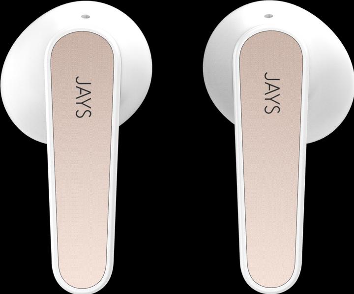 Produktbild Jays t-Five + True Wireless white/gold touch control (18 h, Kabellos)