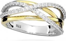Silver Cat Elaborate silver ring with cubic zirconia SC509 - Circuit: 60 mm (60)