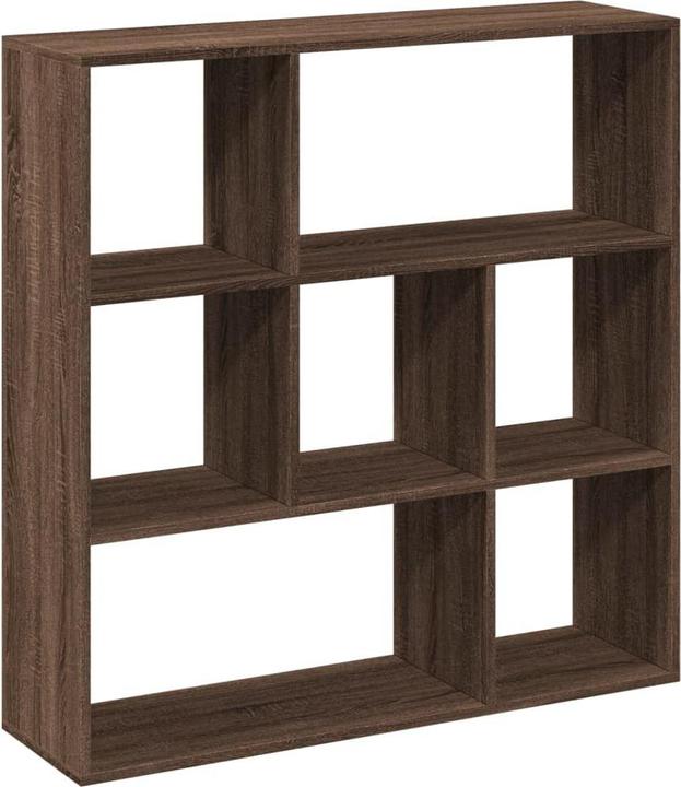 Actual product image VidaXL Room divider Bookcase Standing shelf Office shelf Brown oak-look shelf unit (102 x 29 x 103.5 cm)