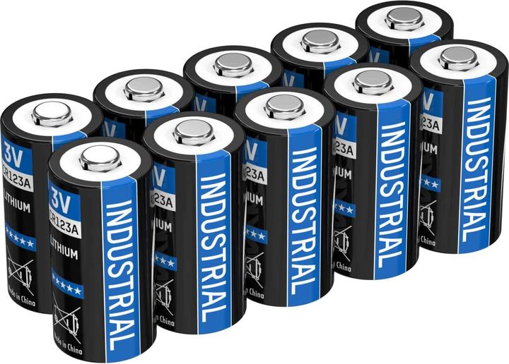 Ansmann Industrial (10 Stk., CR123A, 1500 mAh)