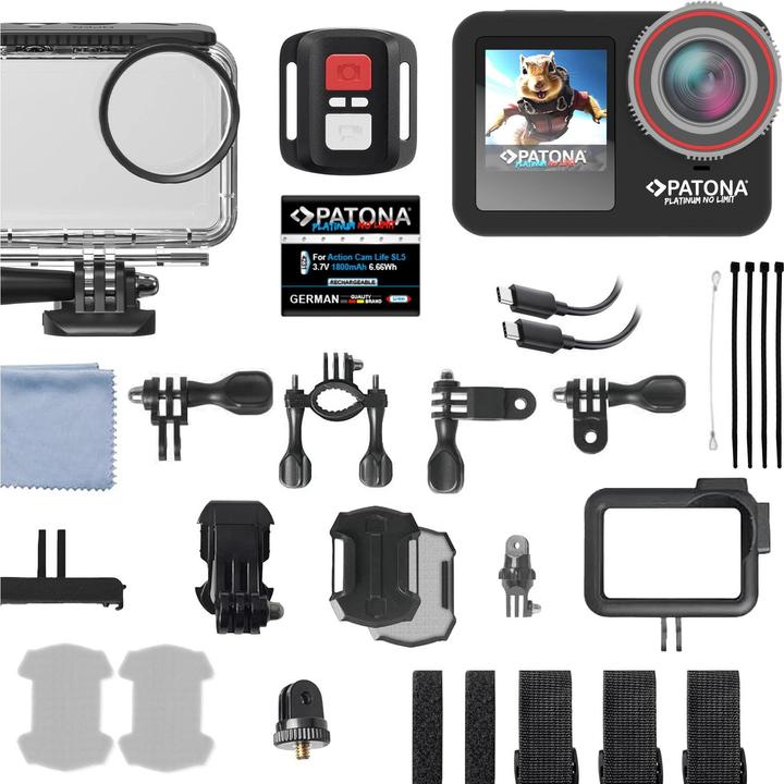 Actual product image Patona Platinum Action Cam Life SL5 6K (30p, Wi-Fi)
