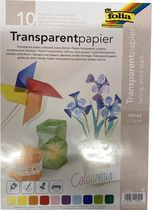 Folia Transparent paper (115 g/m², 10 x)