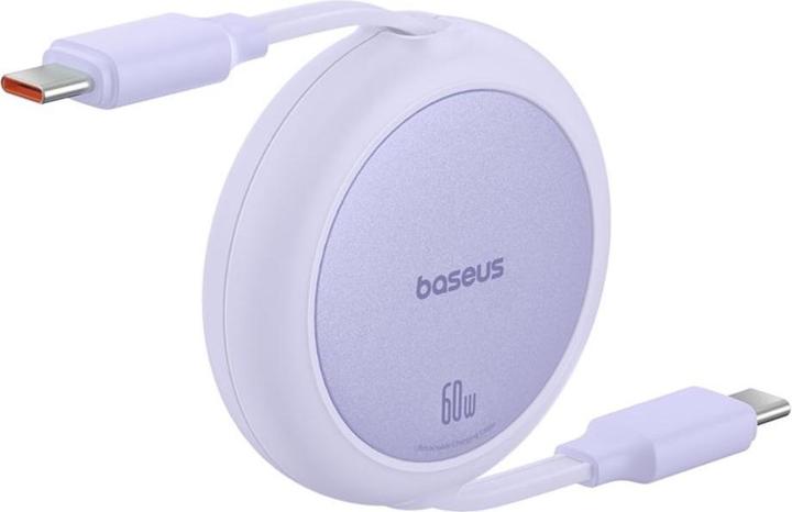 Produktbild Baseus Free2Pull Mini USB-C to USB-C 60W USB cable, 1m (purple) (1 m, USB 3.0)