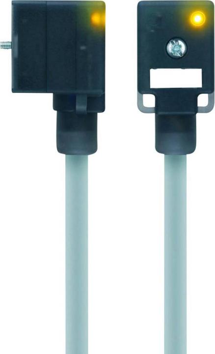 Produktbild Escha Ventilsteckverbinder Bauform BI Schwarz VBI21-24.3-5/P01 Pole:2+PE 8047830