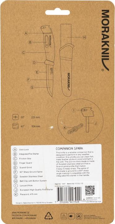 Immagine prodotto Morakniv Scintilla Companion (10.41 cm)