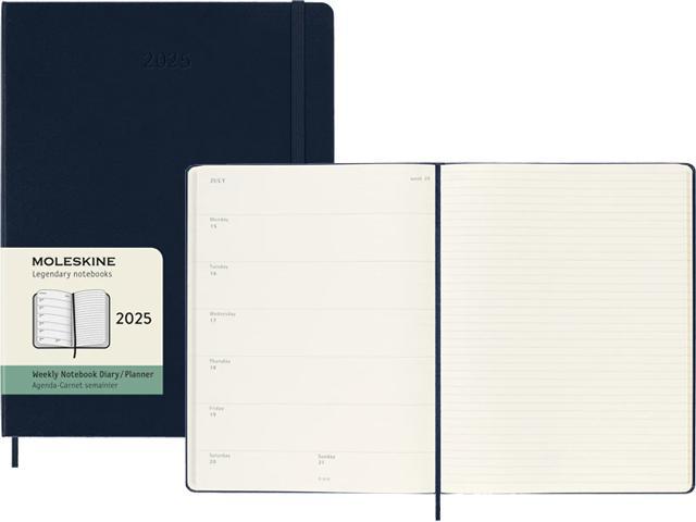 Produktbild Moleskine Notizkalender (19 x 25 cm, Englisch)