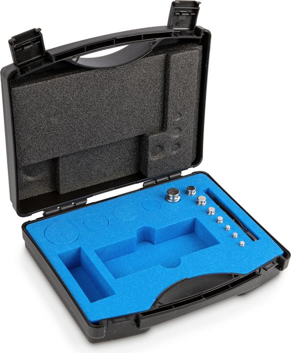 Actual product image Kern 314-024 E2 Set of weights, 1 g - 50 g stainless steel, in plastic case (314-024)
