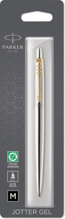 Actual product image Parker Gel pen JOTTER stainless steel G.C. M (Gold, Stainless steel, 1 x)