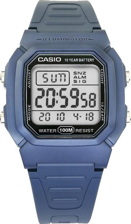 Image du produit Casio Retro Vintage - W-800H-2A (Montre numérique, 37 mm)