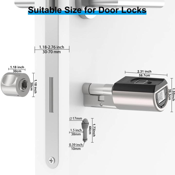 Produktbild Welock SECBN51 (Bluetooth, Smartphone, Schlüsselkarte, Fingerabdruck)