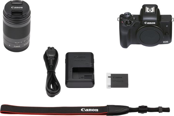 Actual product image Canon EOS M50 Mark II Kit (18 - 150 mm, 24 Mpx, APS-C / DX)