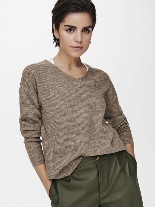 Actual product image Only V-neck knit jumper (L)