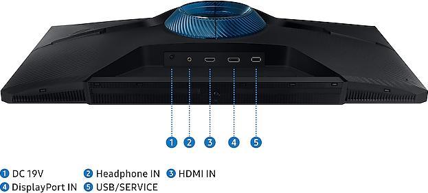 Actual product image Samsung Odyssey G3 LS27AG302NU (1920 x 1080 pixels, 27")