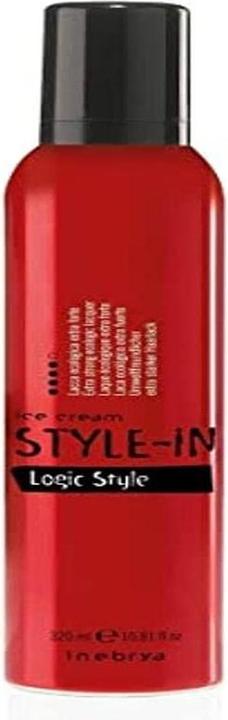Inebrya Style-In Logic Style Extra Strong Ecologic Lacquer - Hairspray with Extra Strong Fixation (320 ml)