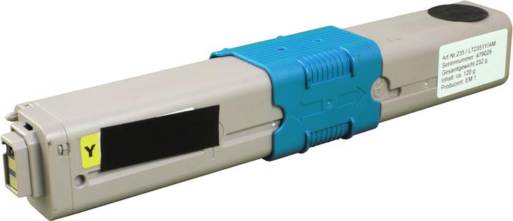Produktbild Ampertec Recycling Toner ersetzt Oki 44973533 yellow (Y)