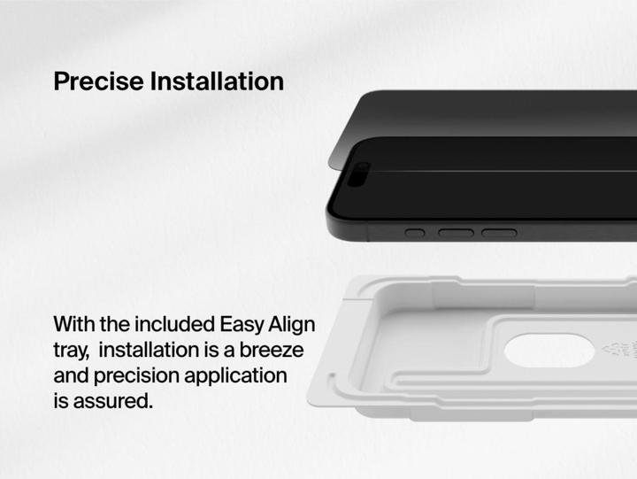 Actual product image Belkin Screenforceinvisiglass (1 Piece, Apple iPhone 16)