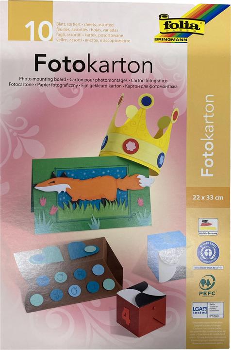 Produktbild Folia Fotokartonblock (300 g/m², 10 x)