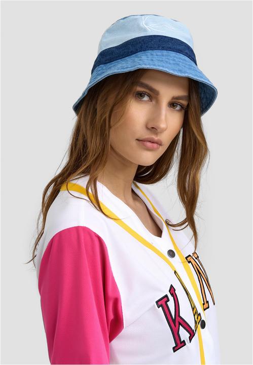 Produktbild Karl Kani KKWACCQ221010BLU Signature Block Denim Bucket Hat blue (One Size)