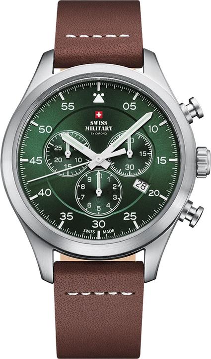 Actual product image Swiss Military Quartz Chronograph (Analogue wristwatch, 43 mm)