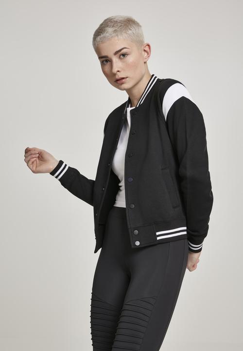 Actual product image Urban Classics Ladies Inset College Sweat Jacket (M)