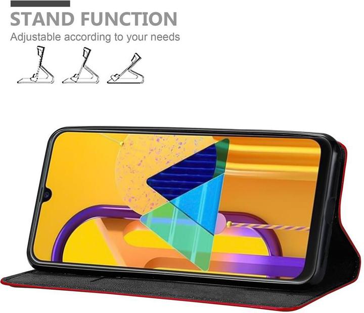 Actual product image Cadorabo Book Invisible Magnet Cover (Samsung Galaxy M30s, Samsung Galaxy M21)
