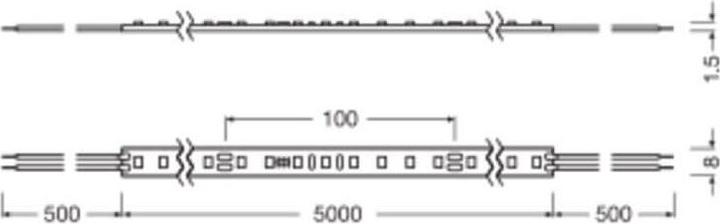 Actual product image Ledvance LED strip (Warm white, 500 cm, Indoor)